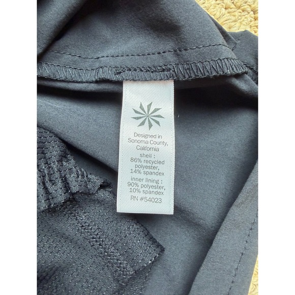 Athleta Womens black Pleated Front Active tennis pickleball Skort Size L Large - Picture 5 of 5